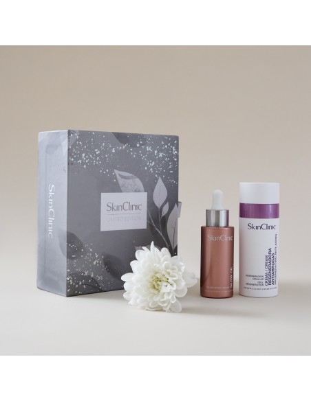 PACK VELVET EFFECT SKIN Glow Oil 30ML. Y Crema Regeneradora Antiarrugas 50ML. SKIN CLINIC
