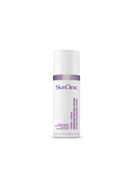 Crema Hidronutritiva Facial 50ML. Restablece el nivel hídrico de piel. Skin clinic.