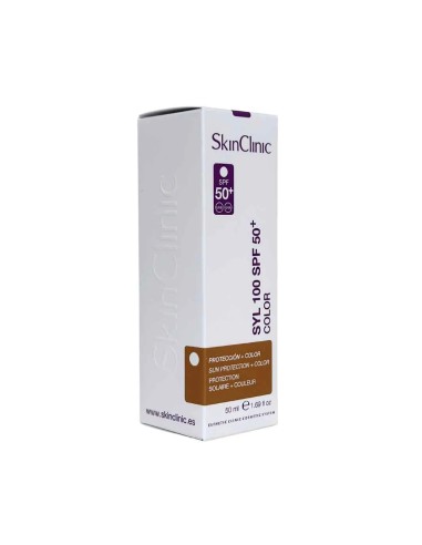 SYL 100 SPF50+ COLOR. 50 ML. SKIN CLINIC.